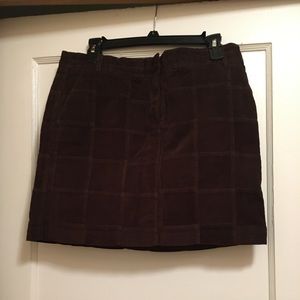 Brown Mini Skirt